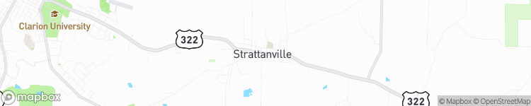 Strattanville - map