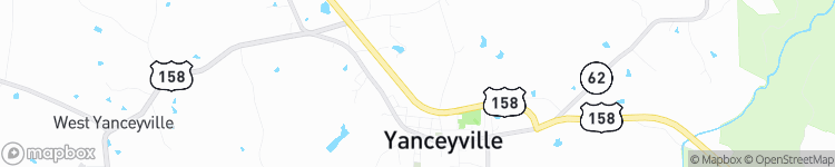 Yanceyville - map