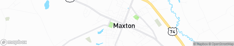 Maxton - map