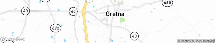 Gretna - map