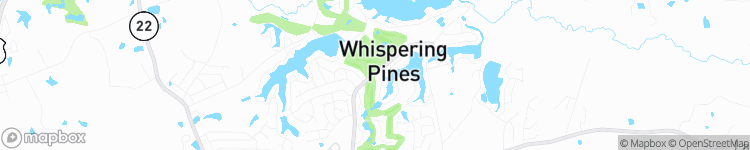 Whispering Pines - map