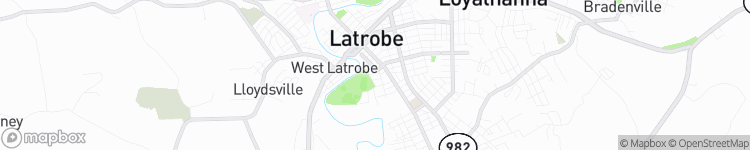 Latrobe - map
