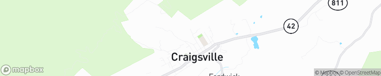 Craigsville - map