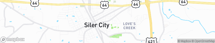 Siler City - map