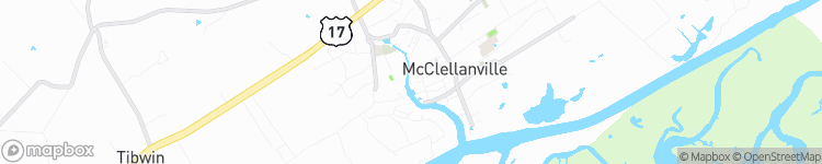 McClellanville - map
