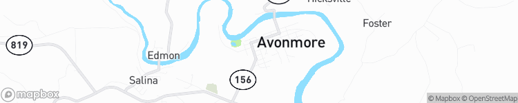 Avonmore - map