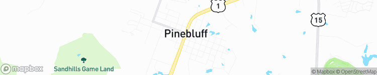 Pinebluff - map