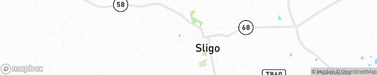 Sligo - map