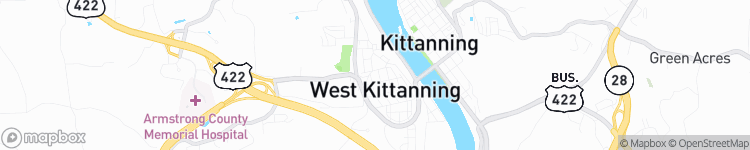 West Kittanning - map