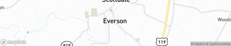 Everson - map