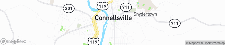 Connellsville - map