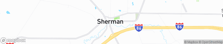 Sherman - map