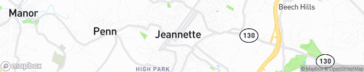 Jeannette - map