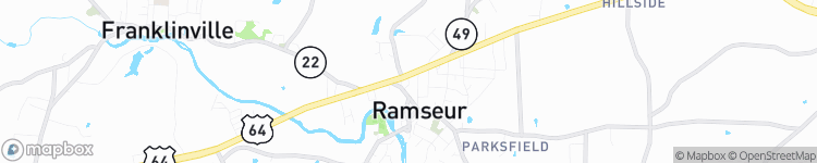 Ramseur - map