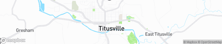 Titusville - map