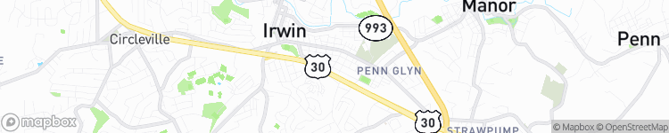 Irwin - map