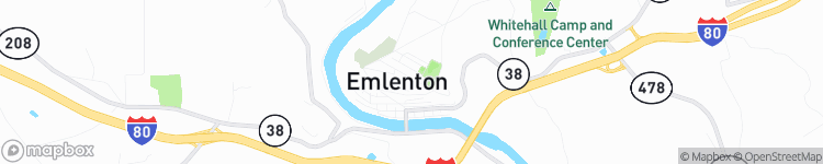 Emlenton - map