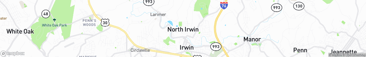 North Irwin - map