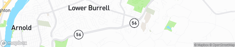 Lower Burrell - map
