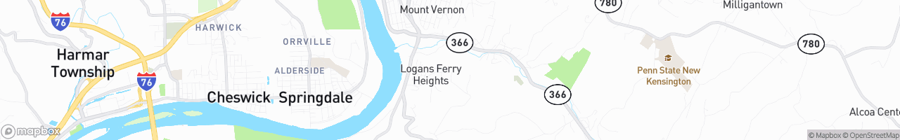 TruckMap | 1001 Summit Ave New Kensington PA 15068