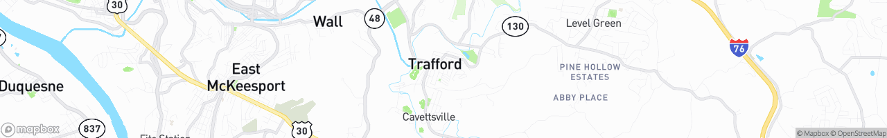 Trafford - map