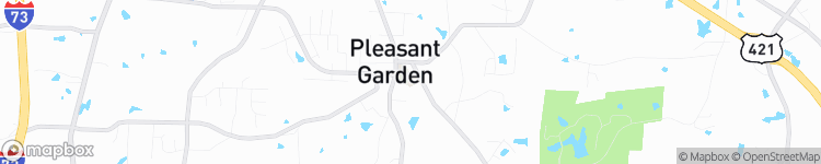 Pleasant Garden - map