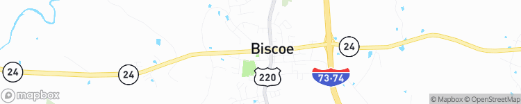 Biscoe - map