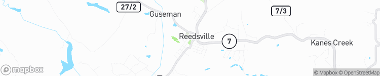 Reedsville - map