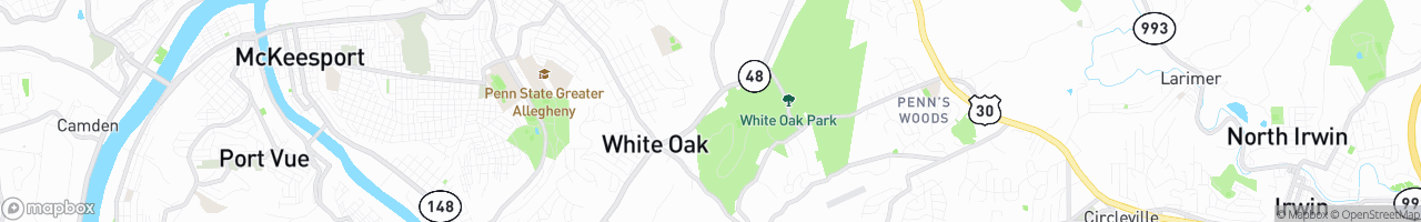 White Oak - map