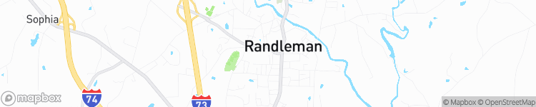 Randleman - map
