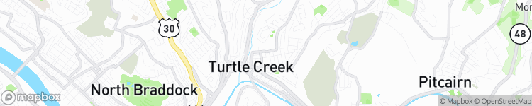Turtle Creek - map