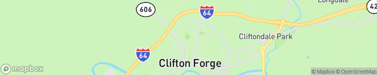 Clifton Forge - map