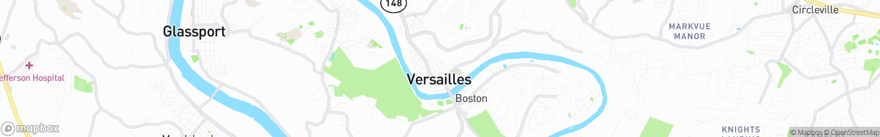 Versailles - map