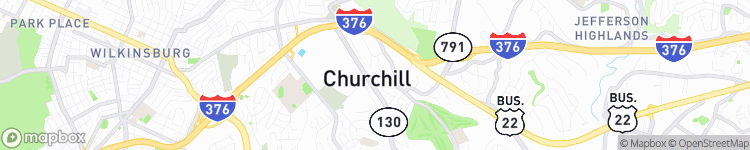Churchill - map