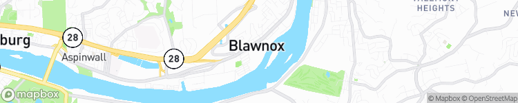 Blawnox - map