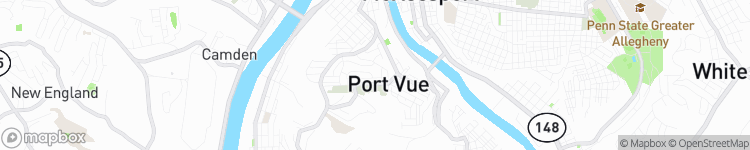 Port Vue - map