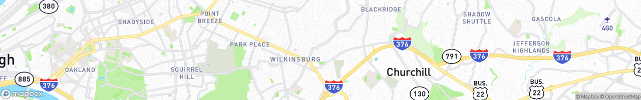 Wilkinsburg - map