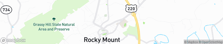 Rocky Mount - map