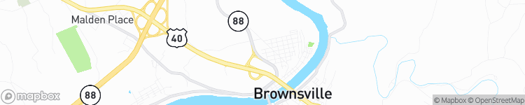 West Brownsville - map