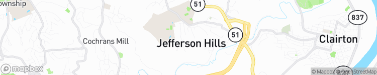 Jefferson Hills - map
