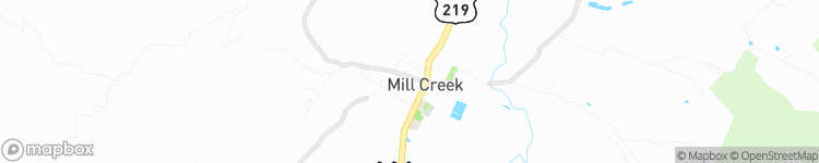 Mill Creek - map