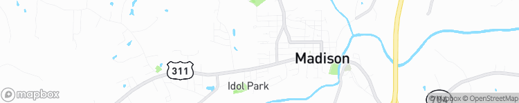 Madison - map