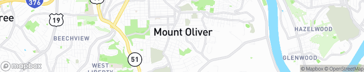 Mount Oliver - map