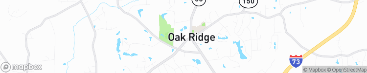 Oak Ridge - map