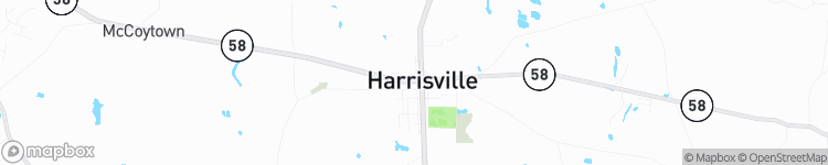 Harrisville - map