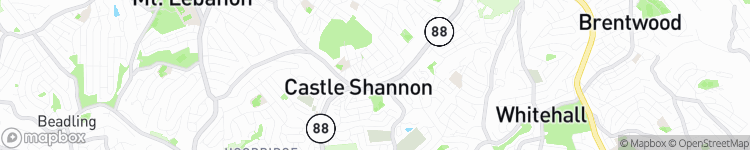 Castle Shannon - map