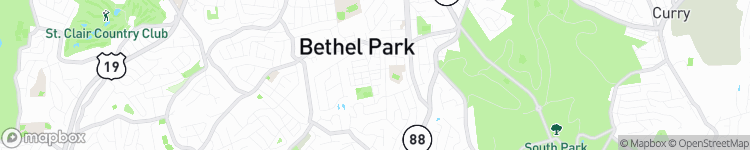 Bethel Park - map