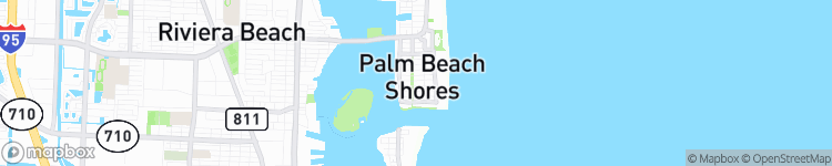 Palm Beach Shores - map