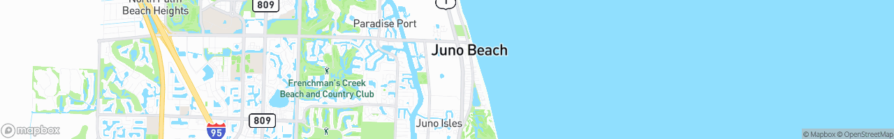 Juno Beach - map