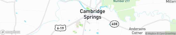 Cambridge Springs - map